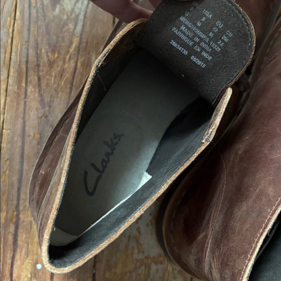 Clark’s Men’s Bushacre Chukka Boot Brown Size 9 - Picture 7 of 9